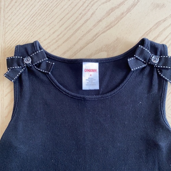 Gymboree size 4 black dress with accessories - Picture 3 of 7